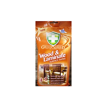 Greenschield ściereczki nawilżone 50 szt Wood & laminate/drewno laminat
