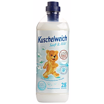 Kuschelweich 1l 34 płukania Sanft & Mild (biały)