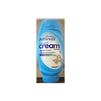 ASTONISH Bleach Cream Cleaner Mleczko 550ml czyści - dezynfekuje z wybielaczem