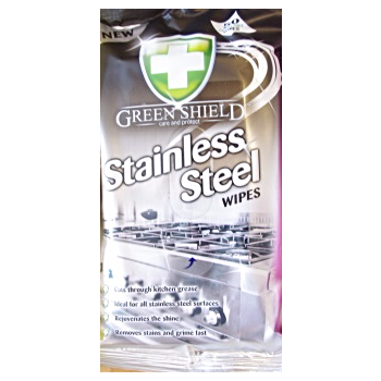 Greenschield ściereczki nawilżone 50 szt Stainless Steel/ stal nierdzewna