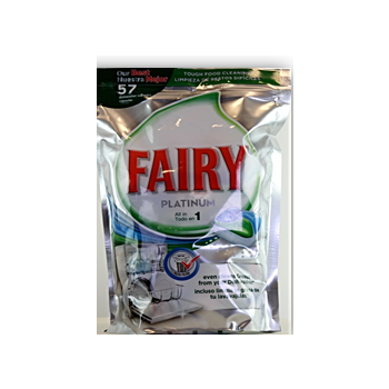 FAIRY Platinum Kapsułki do zmywarki 57 szt (4 szt/karton) IMPORT