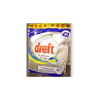 DREFT Platinum Kapsułki do zmywarki 90 szt Lemon (3 szt/karton) IMPORT