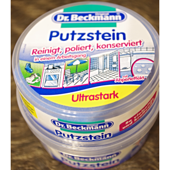 DR. BECKMANN Putzstein - Ultrastark 400g pasta z gąbką do czyszczenia, polerowania (6 szt/karton) DE