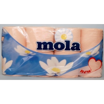 Papier toaletowy MOLA CLASSIC /8SZT/ pomarańczowy