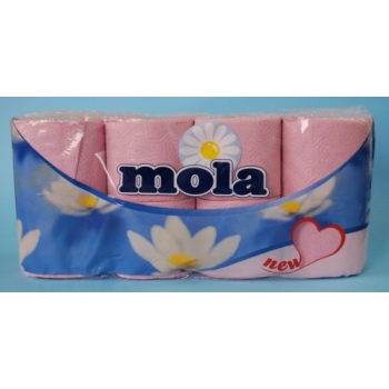 Papier toaletowy MOLA CLASSIC /8SZT/ różowy