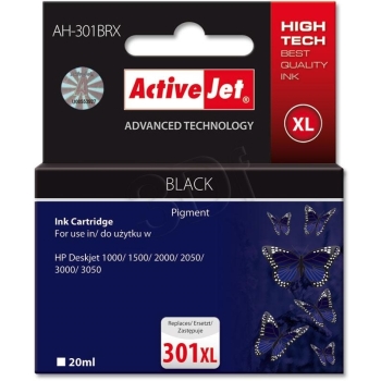 ACTIVEJET TUSZ HP CH563EE 301XL BK