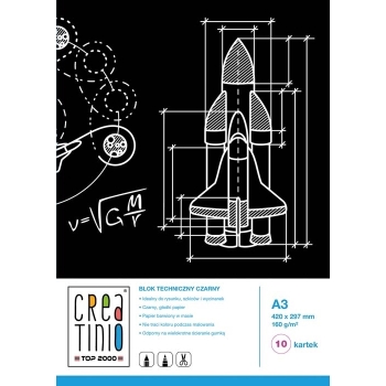 BLOK TECHNICZNY TOP-2000 CZAR.A3 10K 160