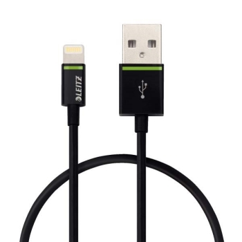 KABEL LEITZ  ZE ZŁĄCZA LIGHTNING/USB 2M COMPLETE CZARNY