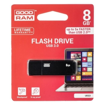 PENDRIVE GOODRAM 8GB USB3.0  EDGE CZARNY