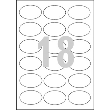 ETYKIETA AVERY ZWECKFORM L6024 USUWALNA 63,5X42,3MM 25 + 5 ARKUSZY GRATIS