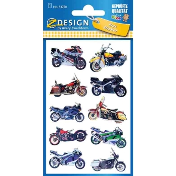 NAKLEJKA Z-DESIGN 3D 53750 MOTOCYKLE