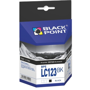 BLACKPOINT Brother Tusz LC123BK