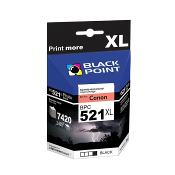 BLACKPOINT Canon Tusz CLI-521BK