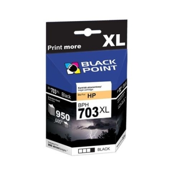 BLACKPOINT HP 703 XLBK Tusz CD887AE