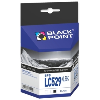 BLACKPOINT Brother tusz LC529XLBK Black