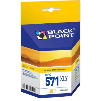 BLACKPOINT TUSZ CANON CLI- 571XLY YELLOW BPC571XLY