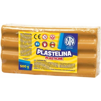 PLASTELINA ASTRA 500G POMARAŃCZOWA