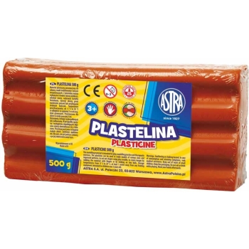 PLASTELINA ASTRA 500G CZERWONA