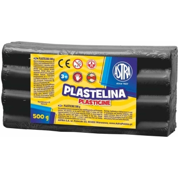 PLASTELINA ASTRA 500G CZARNA