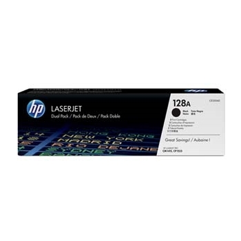 HP Toner CE320AD 128A Black DualPack