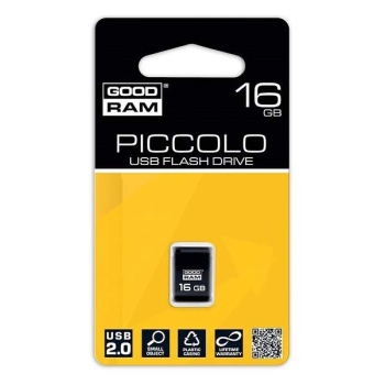 PENDRIVE 16GB GOODRAM USB 2.0 PICCOLO BK