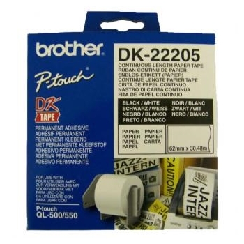 ETYKIETA BROTHER DK22205 62X30,48MM