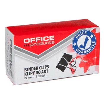 SPINACZ KLIPS OFFICE PRODUCTS 25MM 12SZT