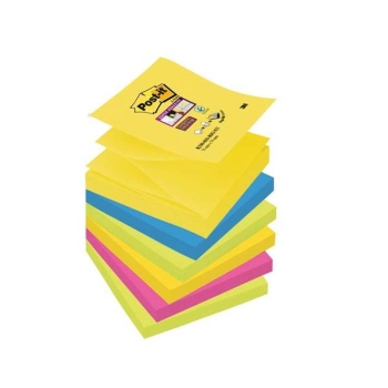 NOTES SAMOPRZYLEPNY POST-IT Z-NOTES SUPER STICKY 76X76MM R330-6SS-RIO PALETA RIO DEJANERIO 6 SZT.