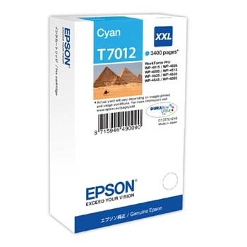Epson ink C13T70124010, XXL, cyan