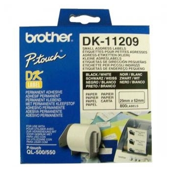 ETYKIETA BROTHER DK11209 29X62MM ADRESOWA