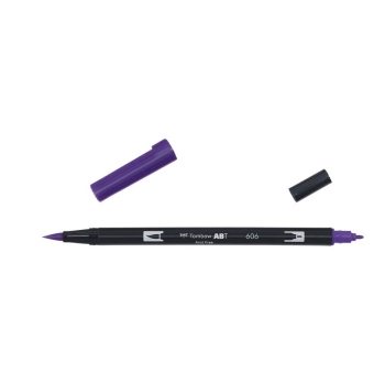 FLAMASTER TOMBOW BRUSH ABT 606 FIOLETOWY