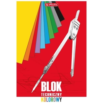 BLOK TECHNICZNY A3 10K KOLOROWY HERLITZ