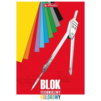 BLOK TECHNICZNY A4 10K KOLOROWY HERLITZ