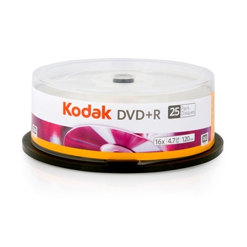 DVD+R 4,7GB KODAK 16X CAKE 25 3936180