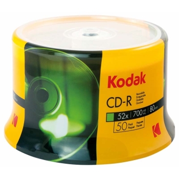 CD-R 700MB KODAK 52X CAKE 100 1210300