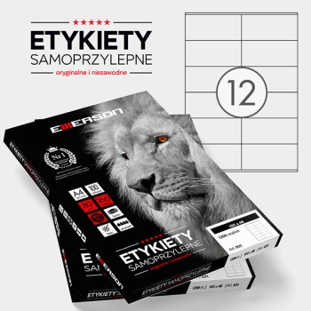 ETYKIETA EMERSON 105X48MM 100 ARKUSZY